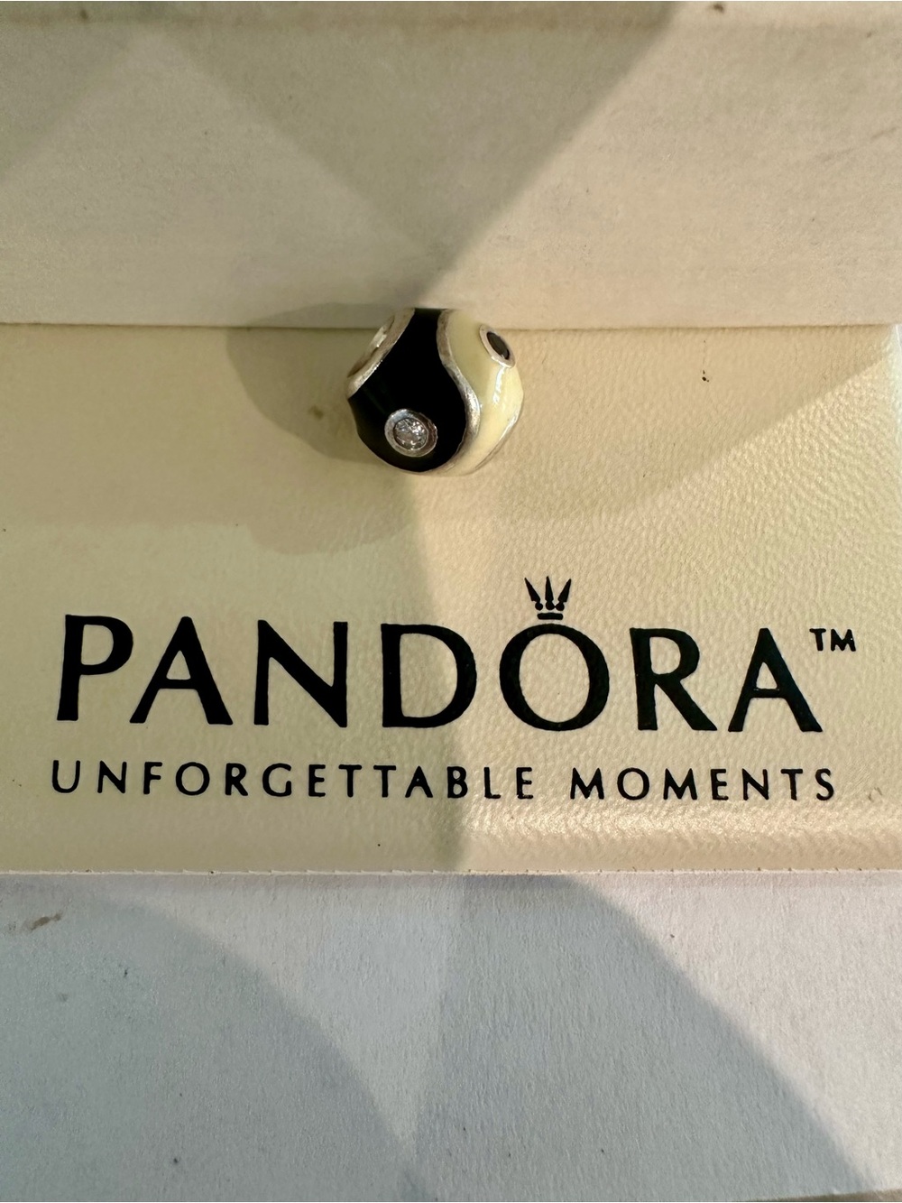 Pandora Charm Yin & Yang Charm with Black and Cream Enamel